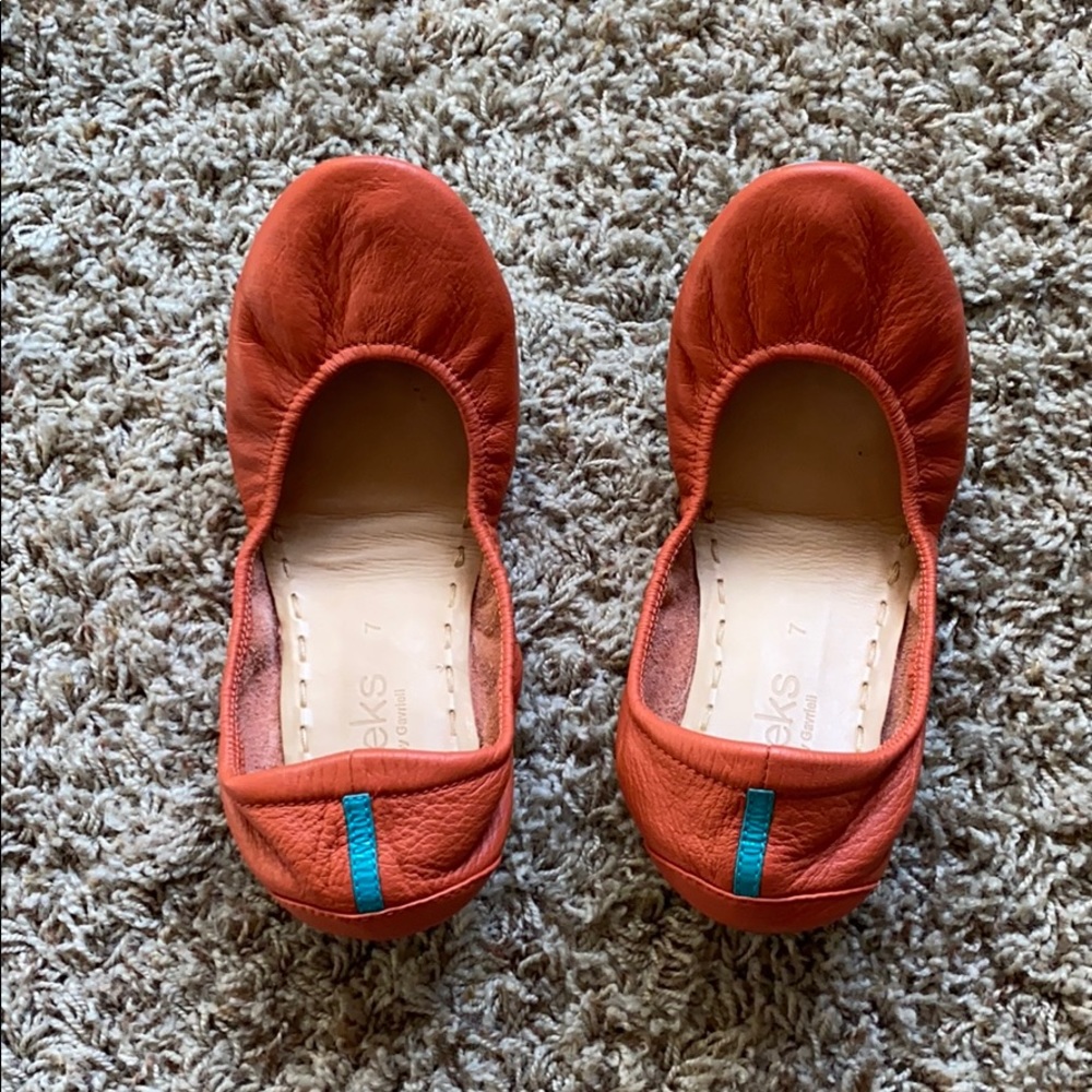 Tangerine Tieks - size 7